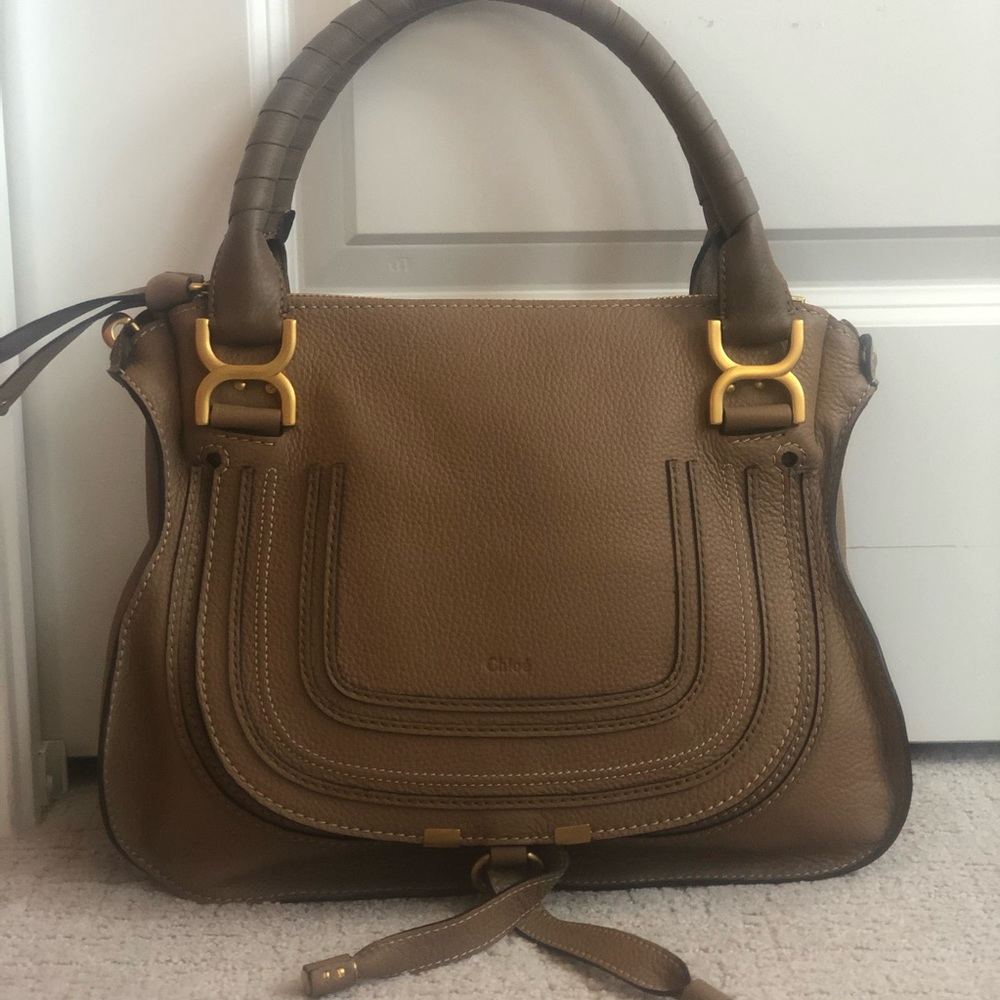 NWT: Chloe Marcie Handbag color NUT